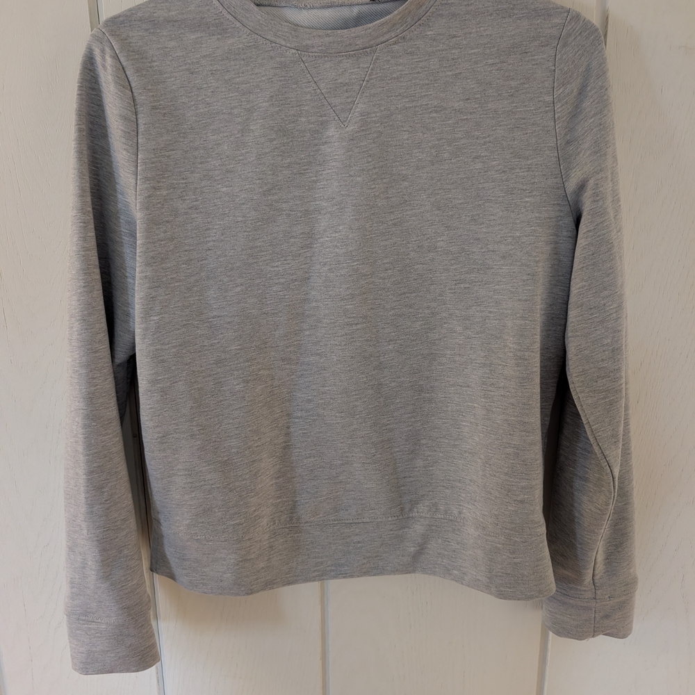 Classic Gray Crewneck Sweatshirt